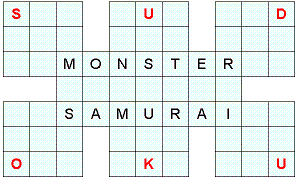 Monster-Samurai-Sudoku-Grafik